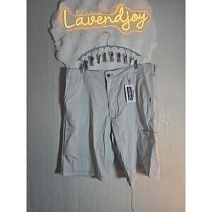 Levi's Denizen Mens Cargo Flex Shorts 10" Inseam Plus Size 40 Grey